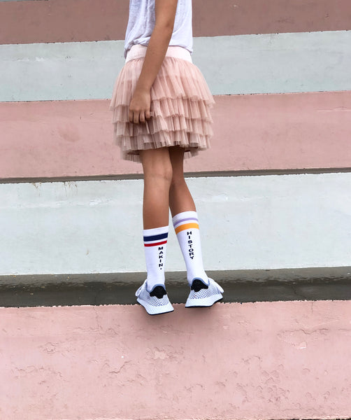 MAKIN' HISTORY tube socks