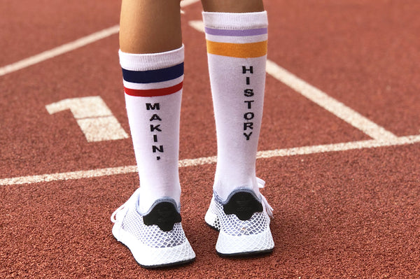 MAKIN' HISTORY tube socks